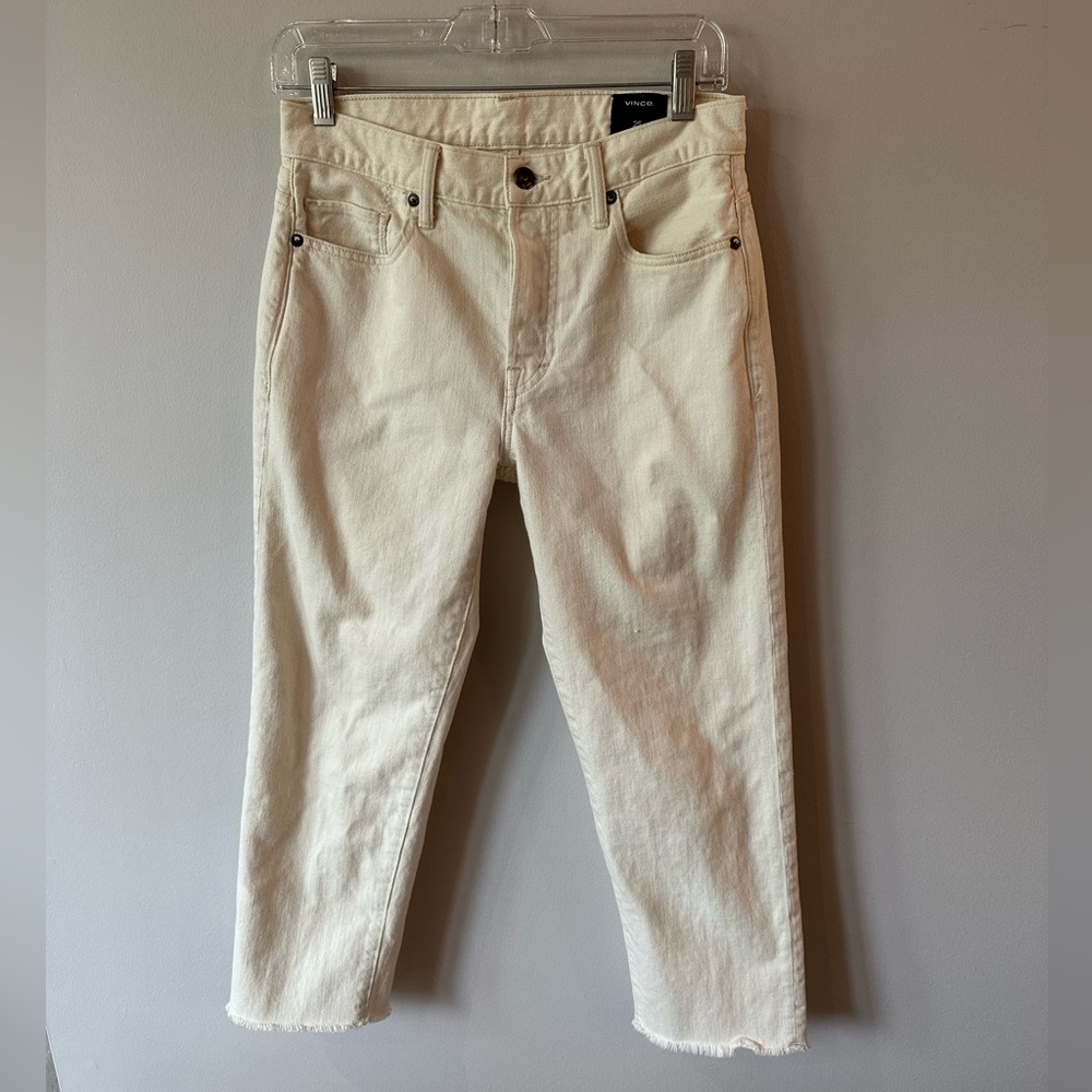 Vince off white denim